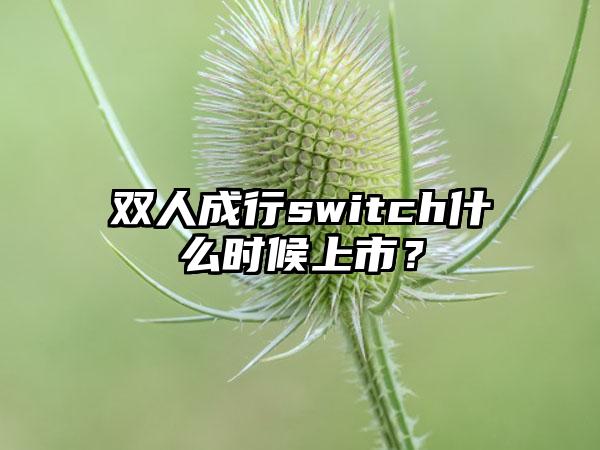 双人成行switch什么时候上市？