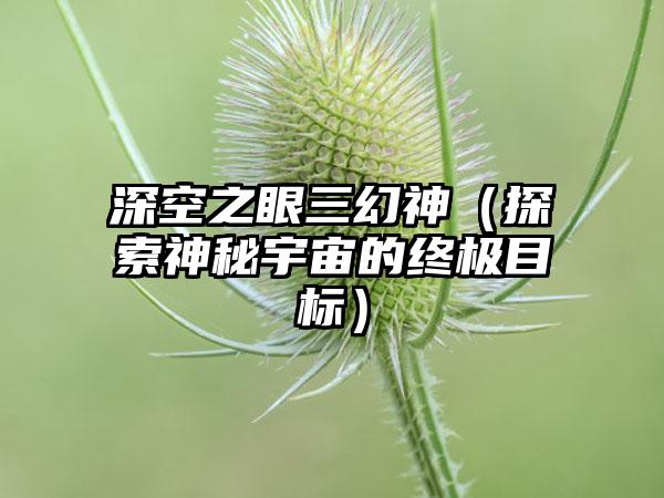 深空之眼三幻神（探索神秘宇宙的终极目标）