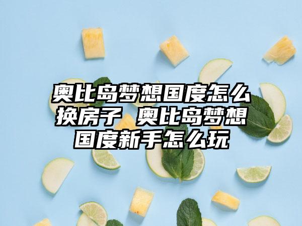 奥比岛梦想国度怎么换房子 奥比岛梦想国度新手怎么玩