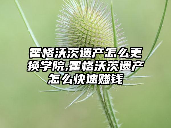 霍格沃茨遗产怎么更换学院,霍格沃茨遗产怎么快速赚钱