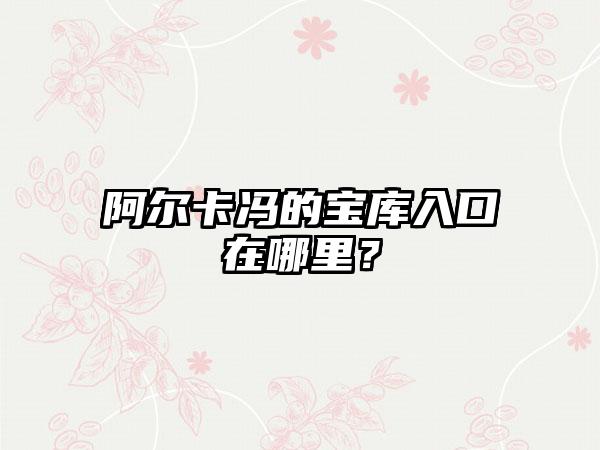 阿尔卡冯的宝库入口在哪里？