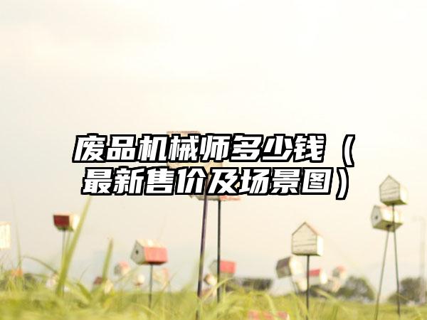 废品机械师多少钱（最新售价及场景图）