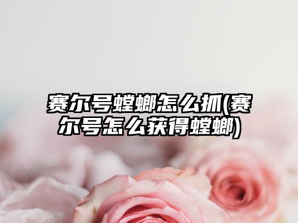 赛尔号螳螂怎么抓(赛尔号怎么获得螳螂)