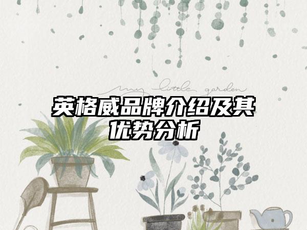 英格威品牌介绍及其优势分析