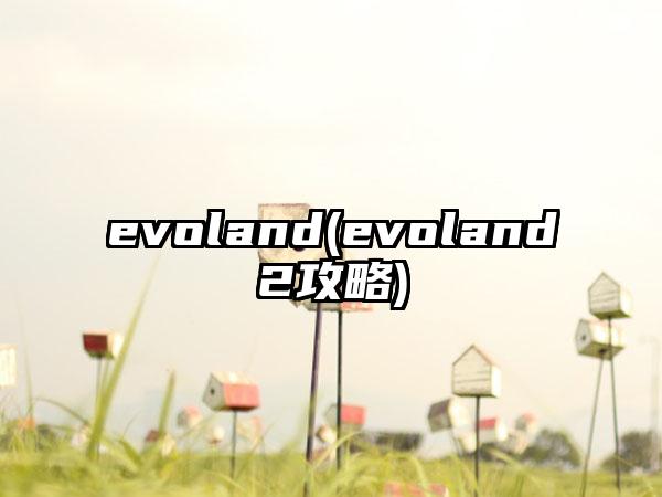 evoland(evoland2攻略)