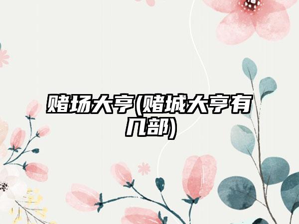 赌场大亨(赌城大亨有几部)