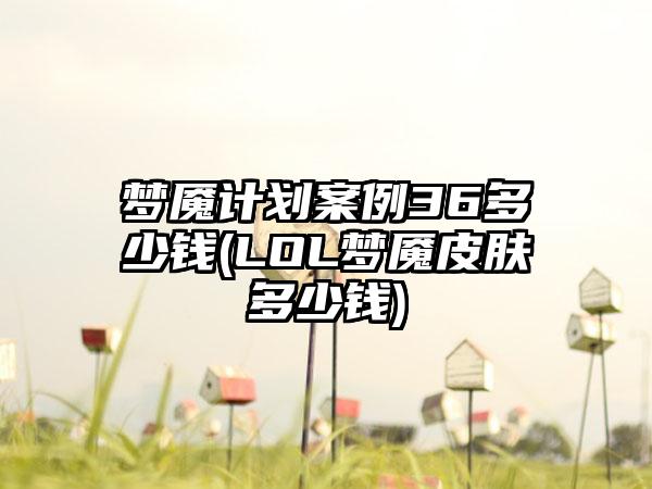 梦魇计划案例36多少钱(LOL梦魇皮肤多少钱)