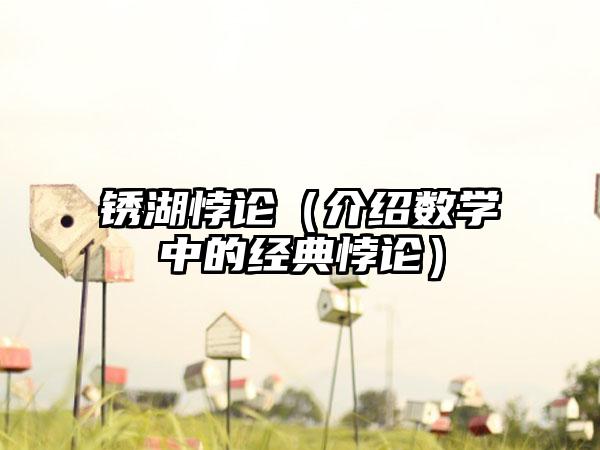 锈湖悖论（介绍数学中的经典悖论）