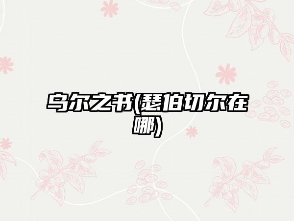 乌尔之书(瑟伯切尔在哪)