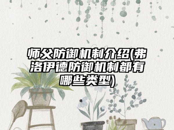 师父防御机制介绍(弗洛伊德防御机制都有哪些类型)