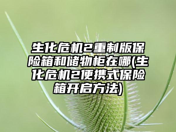 生化危机2重制版保险箱和储物柜在哪(生化危机2便携式保险箱开启方法)