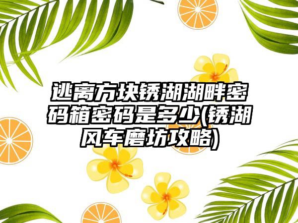 逃离方块锈湖湖畔密码箱密码是多少(锈湖风车磨坊攻略)