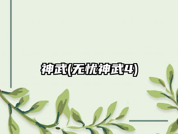 神武(无忧神武4)