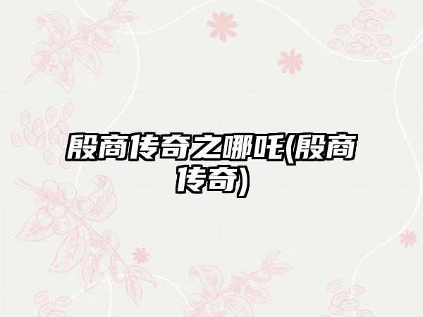 殷商传奇之哪吒(殷商传奇)