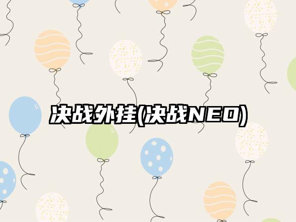决战外挂(决战NEO)