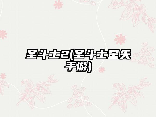 圣斗士2(圣斗士星矢手游)