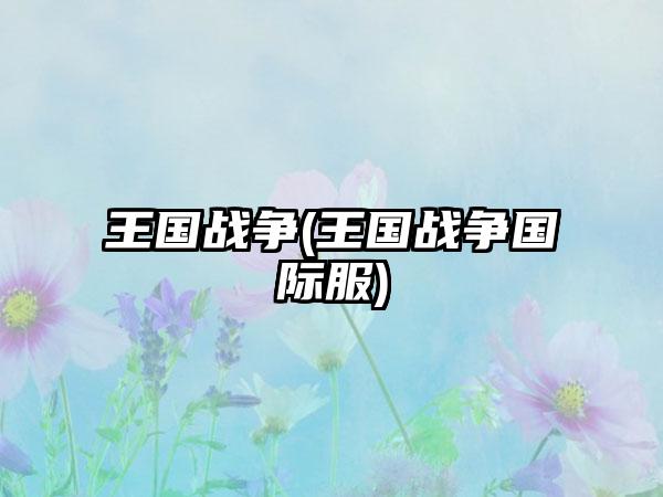王国战争(王国战争国际服)