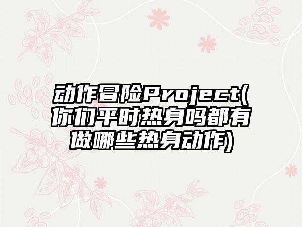 动作冒险Project(你们平时热身吗都有做哪些热身动作)
