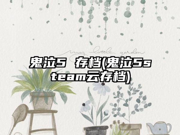 鬼泣5 存档(鬼泣5steam云存档)