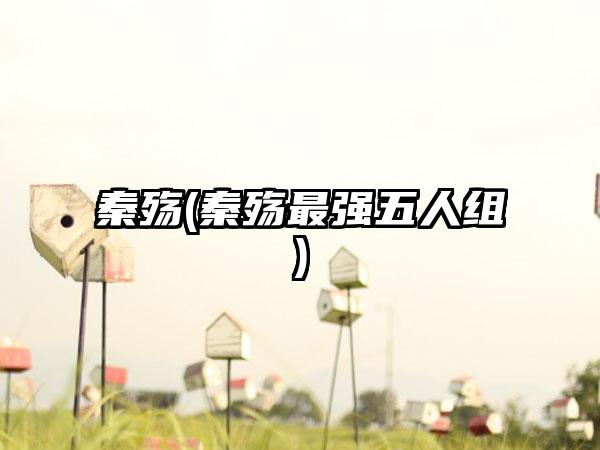 秦殇(秦殇最强五人组)