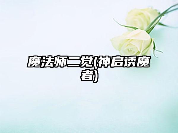 魔法师二觉(神启诱魔者)