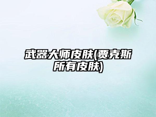 武器大师皮肤(贾克斯所有皮肤)