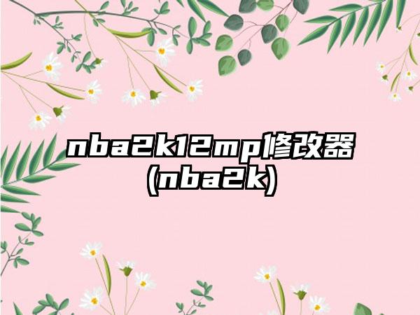 nba2k12mp修改器(nba2k)