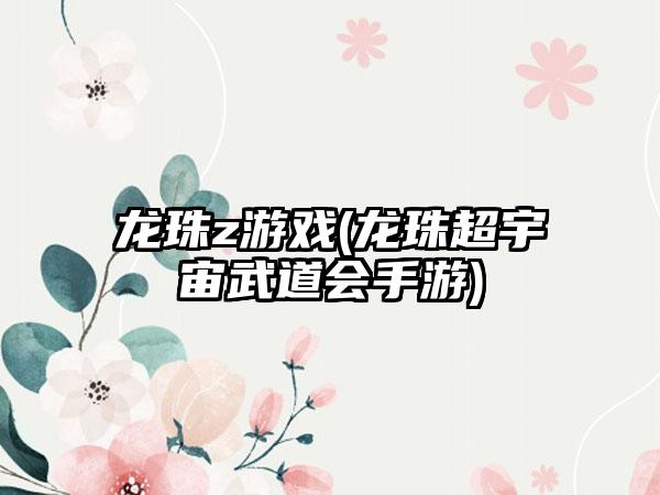 龙珠z游戏(龙珠超宇宙武道会手游)
