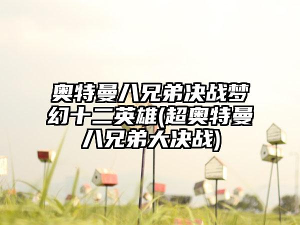 奥特曼八兄弟决战梦幻十二英雄(超奥特曼八兄弟大决战)