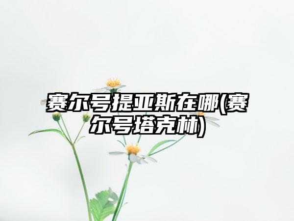 赛尔号提亚斯在哪(赛尔号塔克林)
