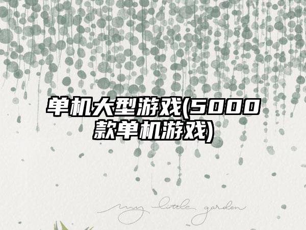 单机大型游戏(5000款单机游戏)