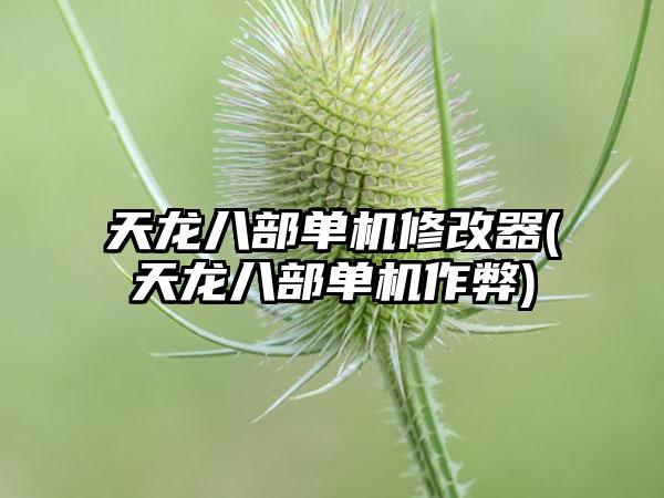 天龙八部单机修改器(天龙八部单机作弊)
