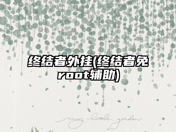 终结者外挂(终结者免root辅助)