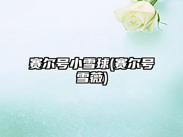 赛尔号小雪球(赛尔号雪薇)
