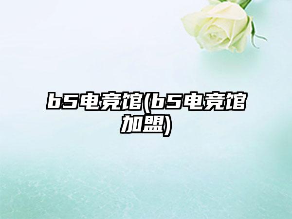 b5电竞馆(b5电竞馆加盟)