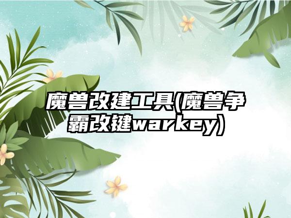 魔兽改建工具(魔兽争霸改键warkey)
