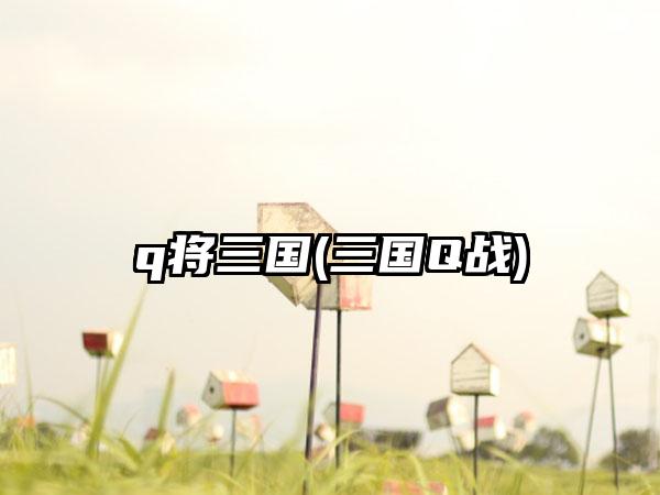 q将三国(三国Q战)