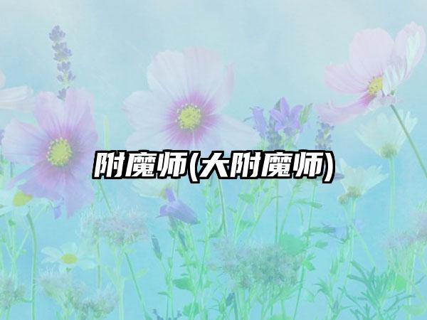 附魔师(大附魔师)