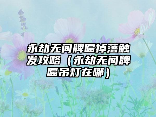 永劫无间牌匾掉落触发攻略（永劫无间牌匾吊灯在哪）