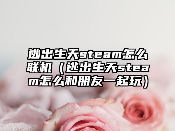 逃出生天steam怎么联机（逃出生天steam怎么和朋友一起玩）