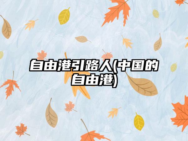 自由港引路人(中国的自由港)