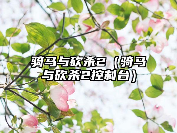 骑马与砍杀2（骑马与砍杀2控制台）