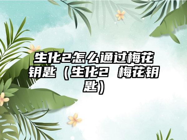 生化2怎么通过梅花钥匙（生化2 梅花钥匙）