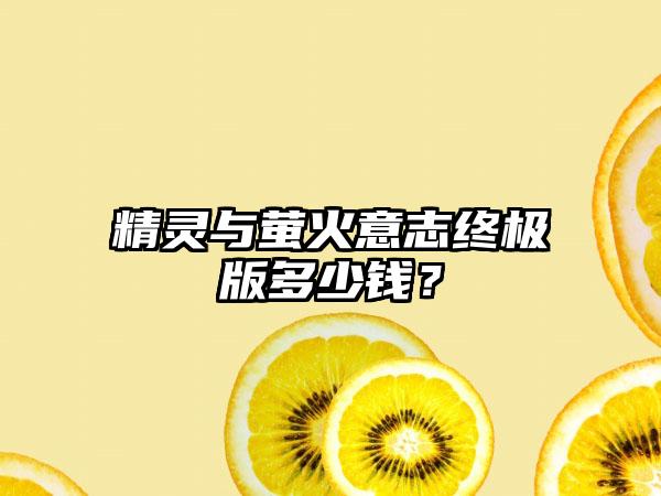 精灵与萤火意志终极版多少钱？