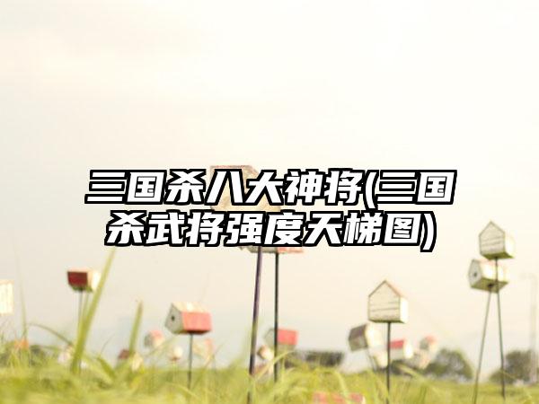 三国杀八大神将(三国杀武将强度天梯图)
