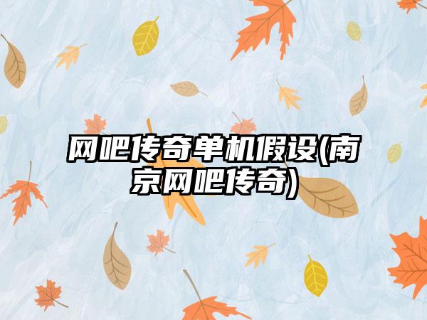 网吧传奇单机假设(南京网吧传奇)