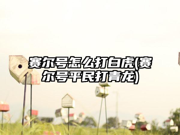 赛尔号怎么打白虎(赛尔号平民打青龙)