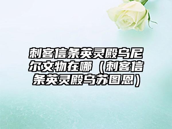 刺客信条英灵殿乌尼尔文物在哪（刺客信条英灵殿乌苏图恩）