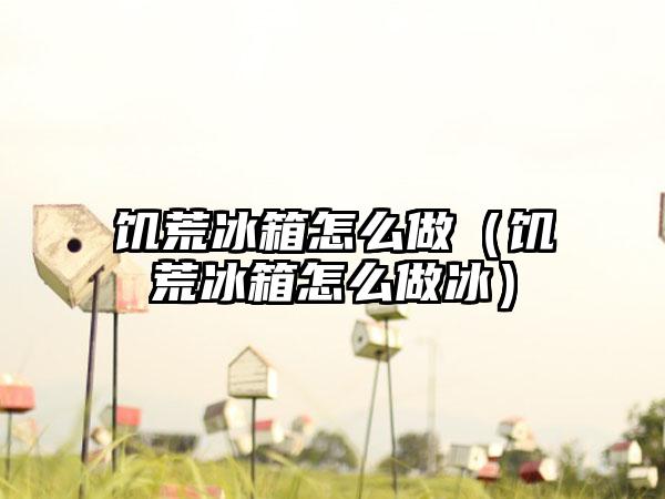 饥荒冰箱怎么做（饥荒冰箱怎么做冰）