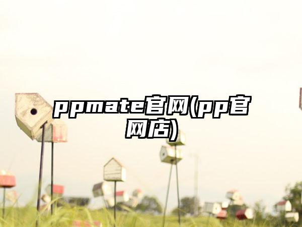 ppmate官网(pp官网店)